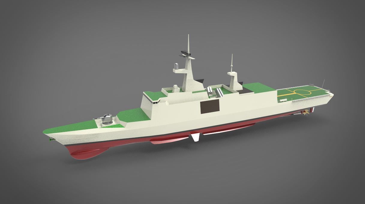 Fregat la fayette class  3D model_7