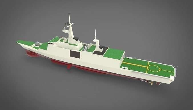 Fregat la fayette class  3D model
