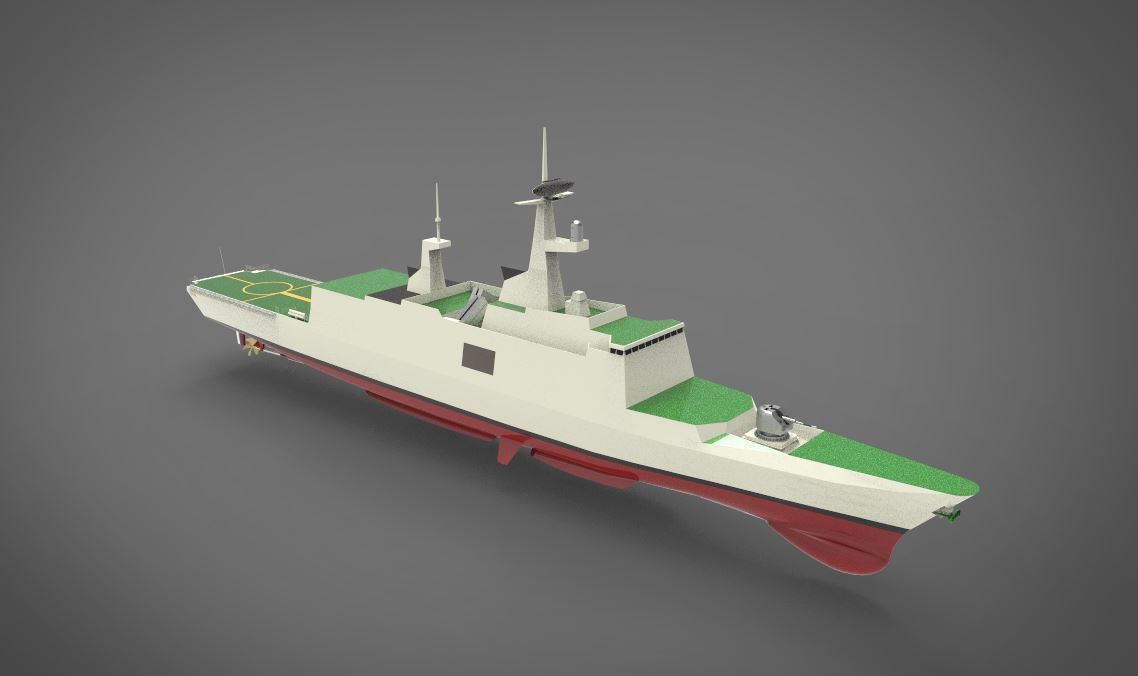 Fregat la fayette class  3D model_5