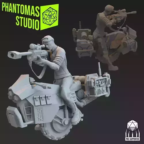 Bio Thieves - LoneSniper 3D print model