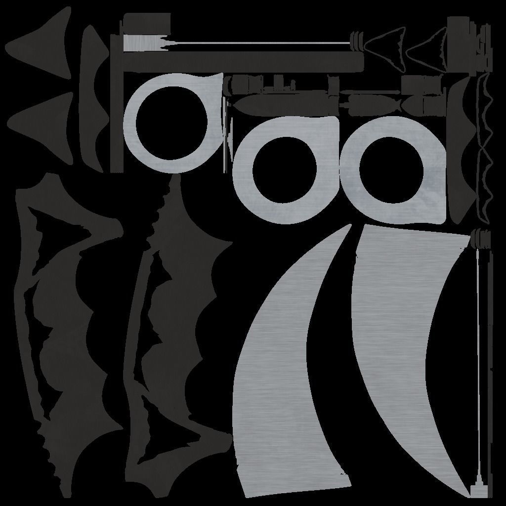 Karambit Low-poly 3D model_1