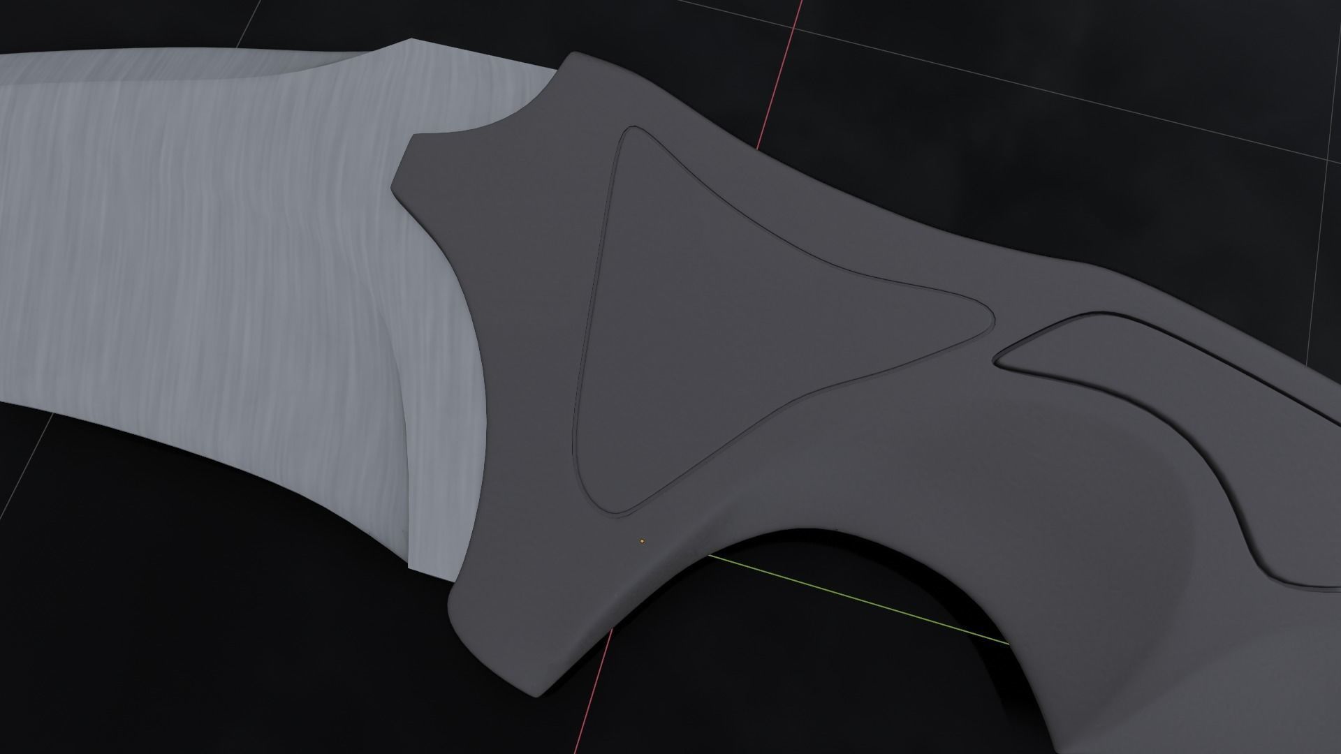 Karambit Low-poly 3D model_8