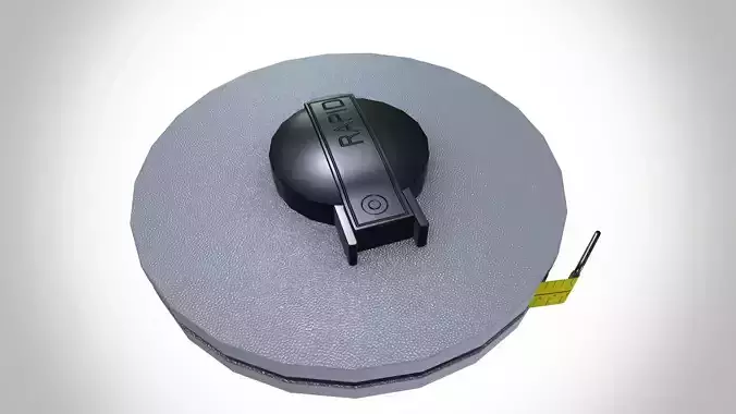 Measurement Tape Low-poly 3D model