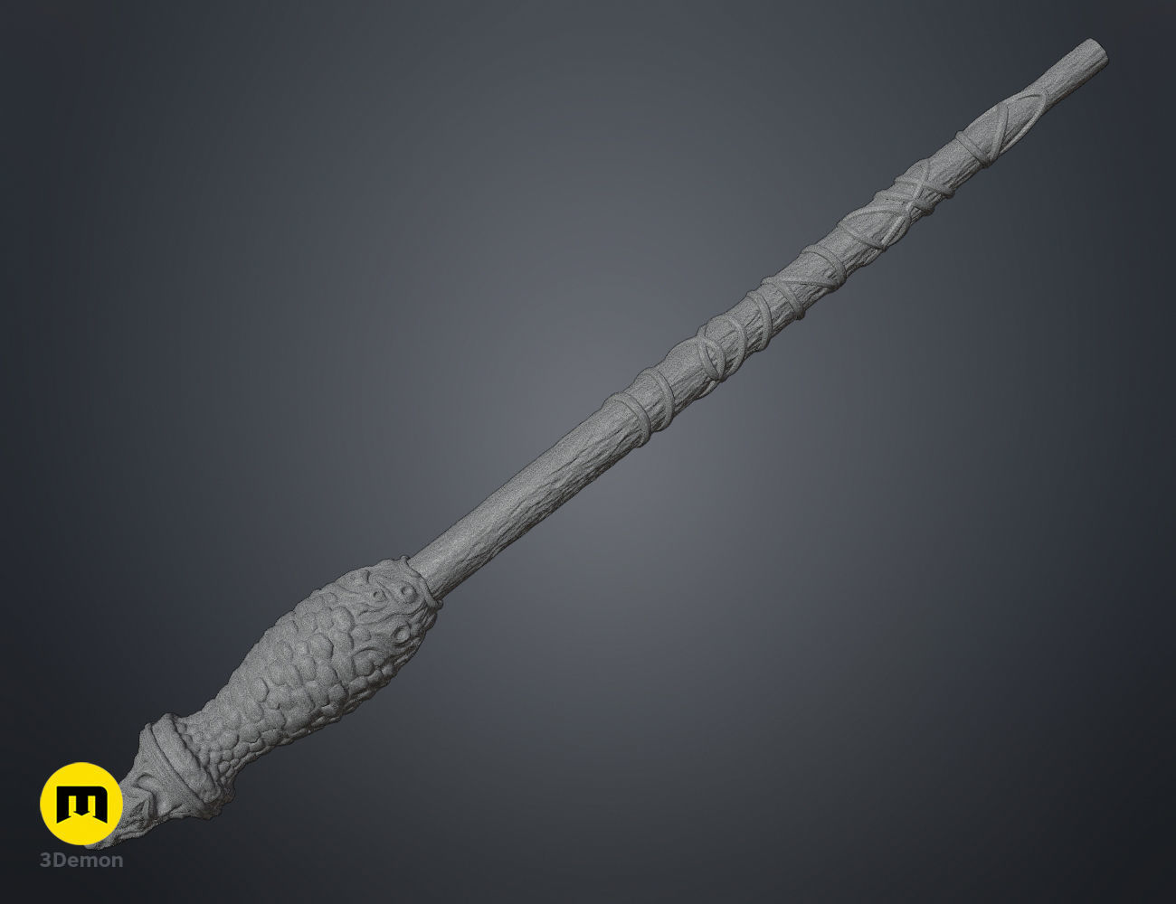 Harfang Munter wand 3D print model_4