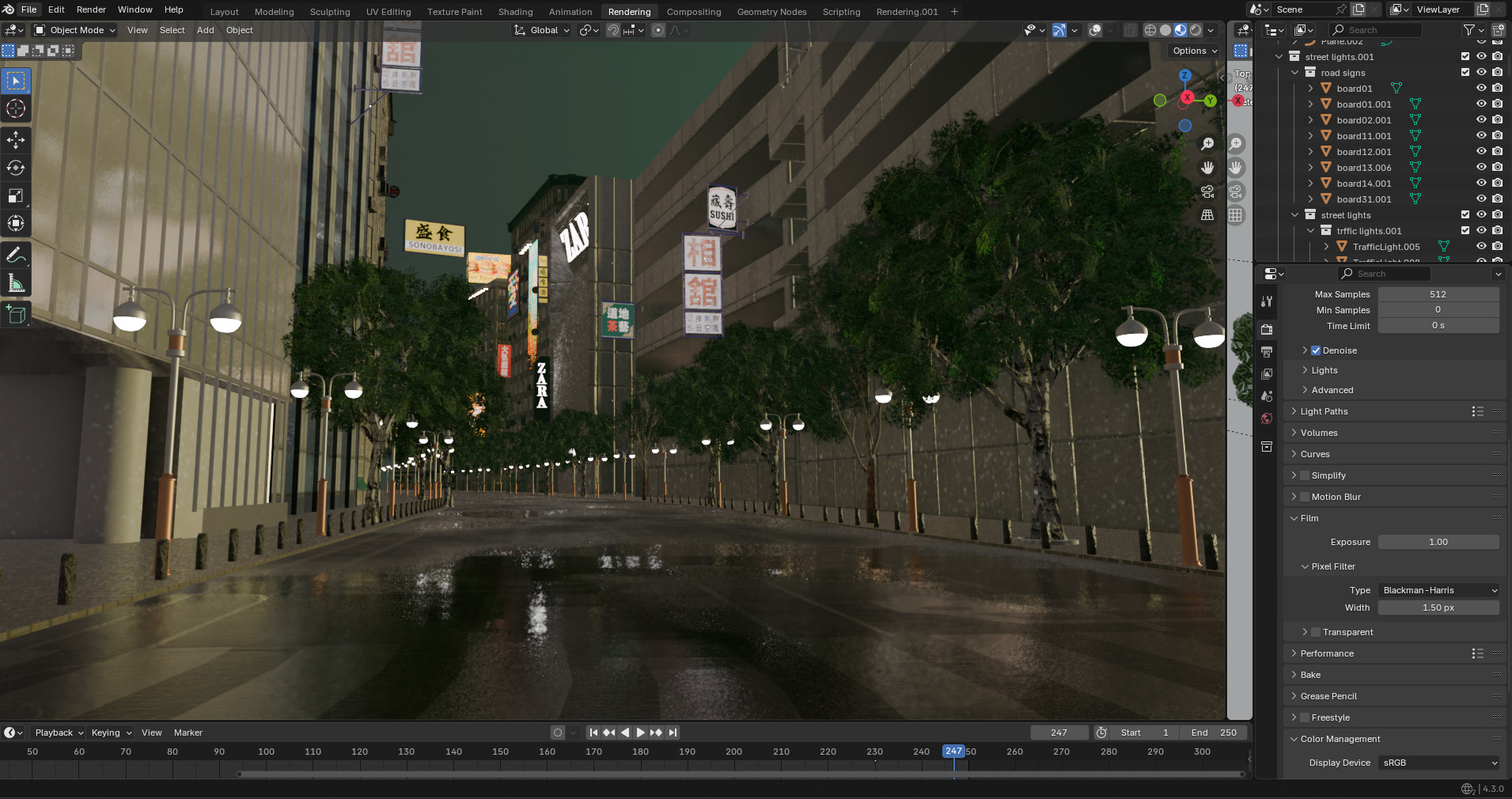 Tokyo Shibuya crossing  3D model_10