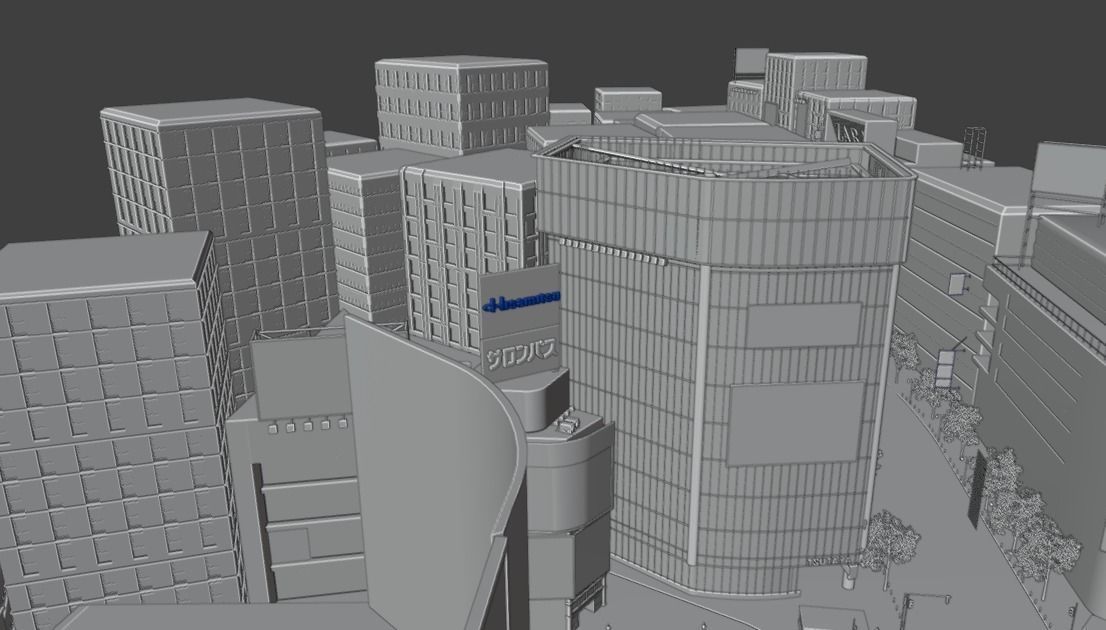 Tokyo Shibuya crossing  3D model_19