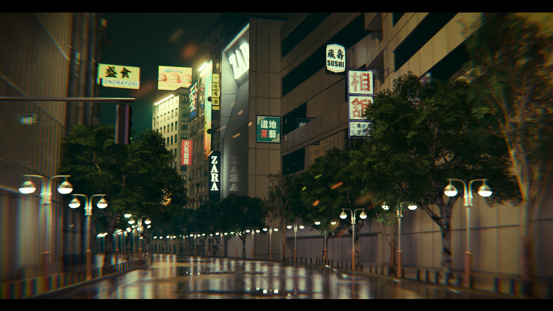 Tokyo Shibuya crossing  3D model_3