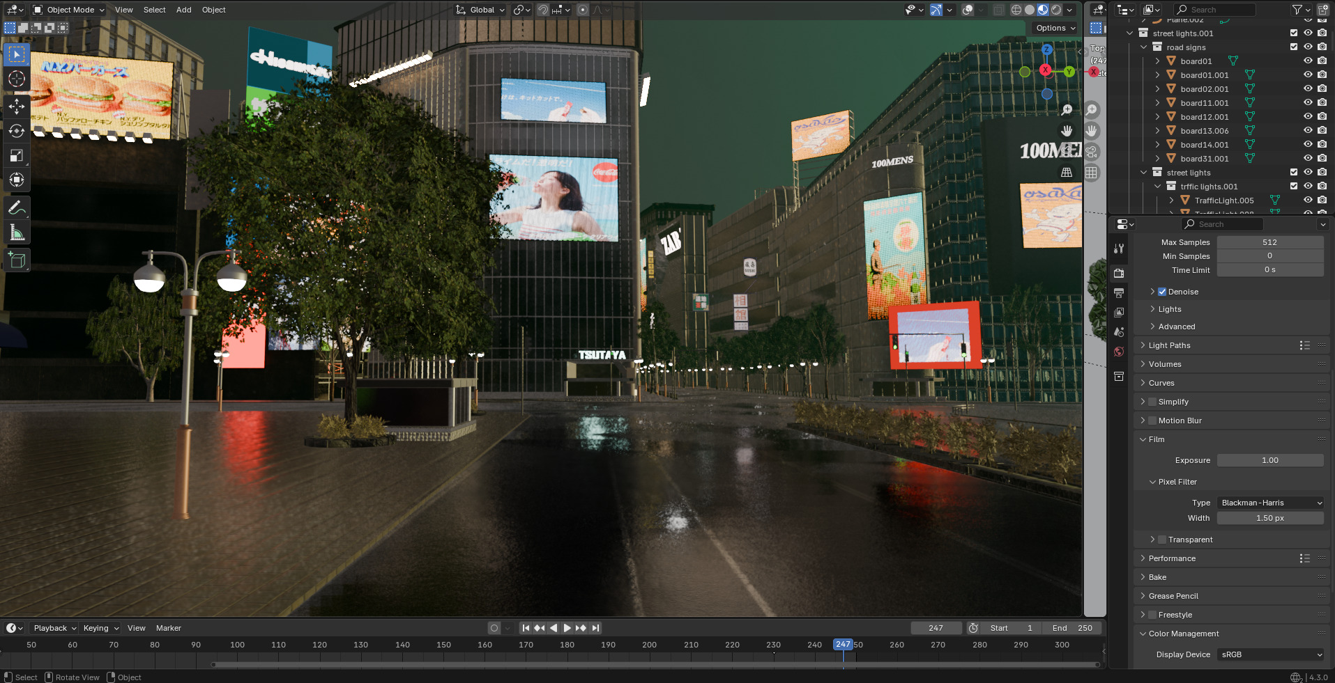 Tokyo Shibuya crossing  3D model_12