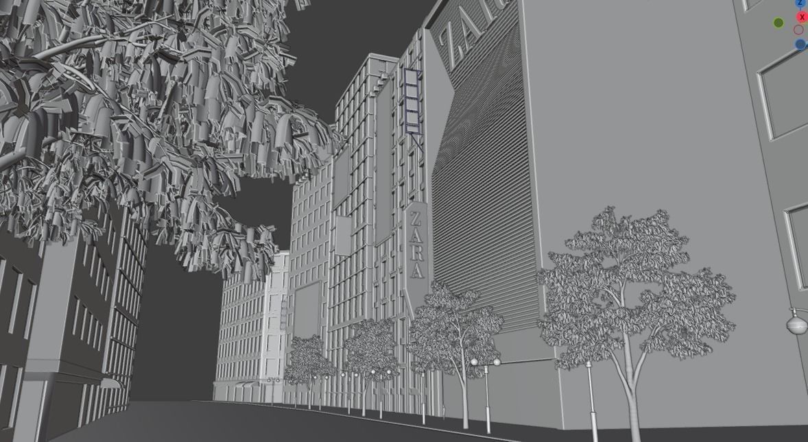 Tokyo Shibuya crossing  3D model_25