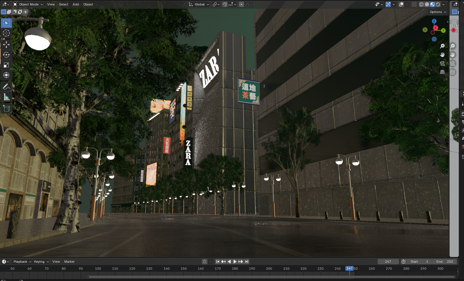 Tokyo Shibuya crossing  3D model_11
