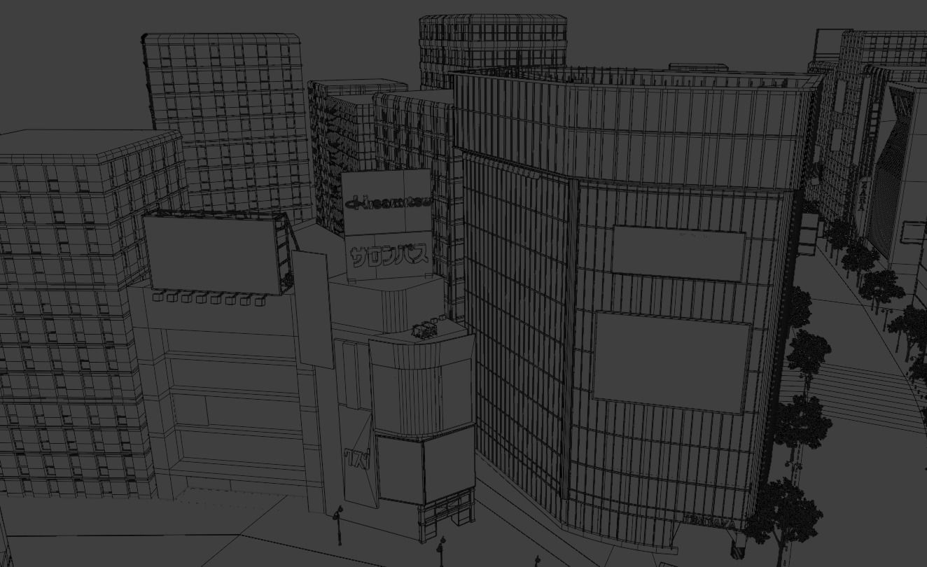 Tokyo Shibuya crossing  3D model_30