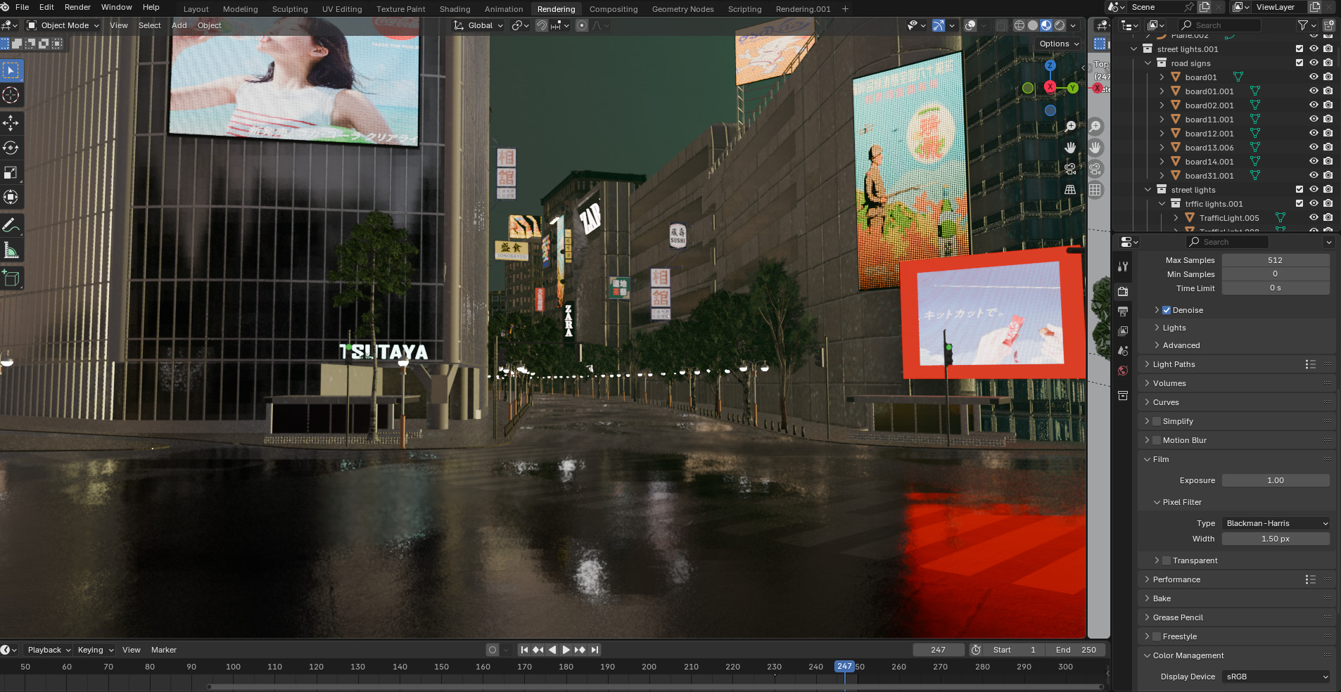 Tokyo Shibuya crossing  3D model_14