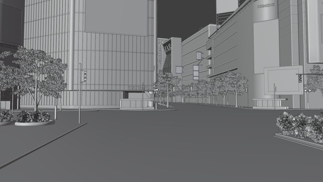 Tokyo Shibuya crossing  3D model_26