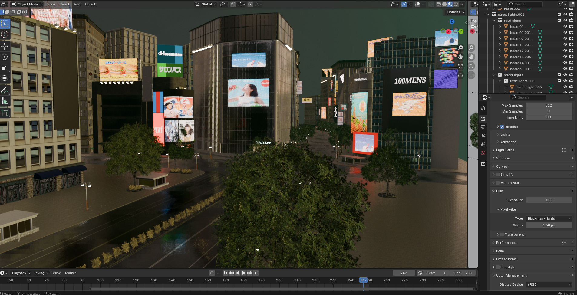 Tokyo Shibuya crossing  3D model_16