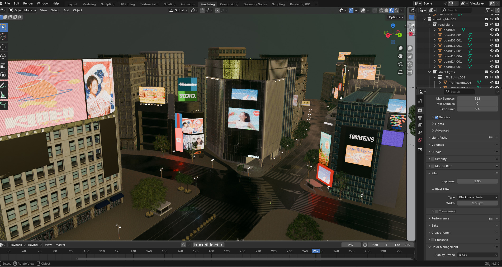 Tokyo Shibuya crossing  3D model_13