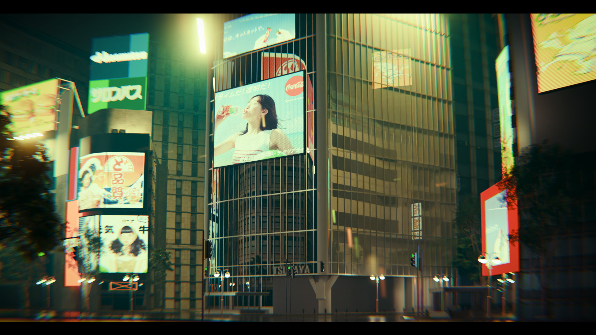 Tokyo Shibuya crossing  3D model_2