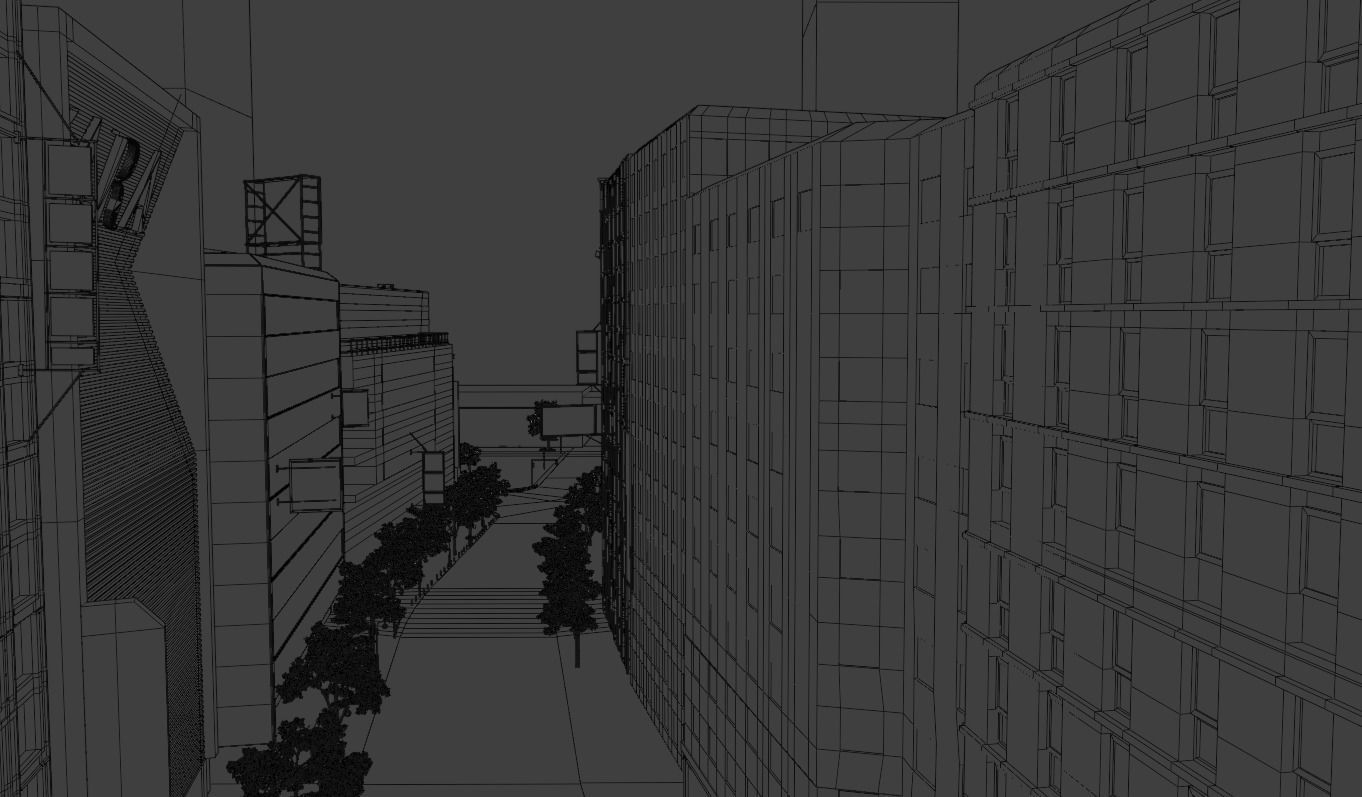 Tokyo Shibuya crossing  3D model_34