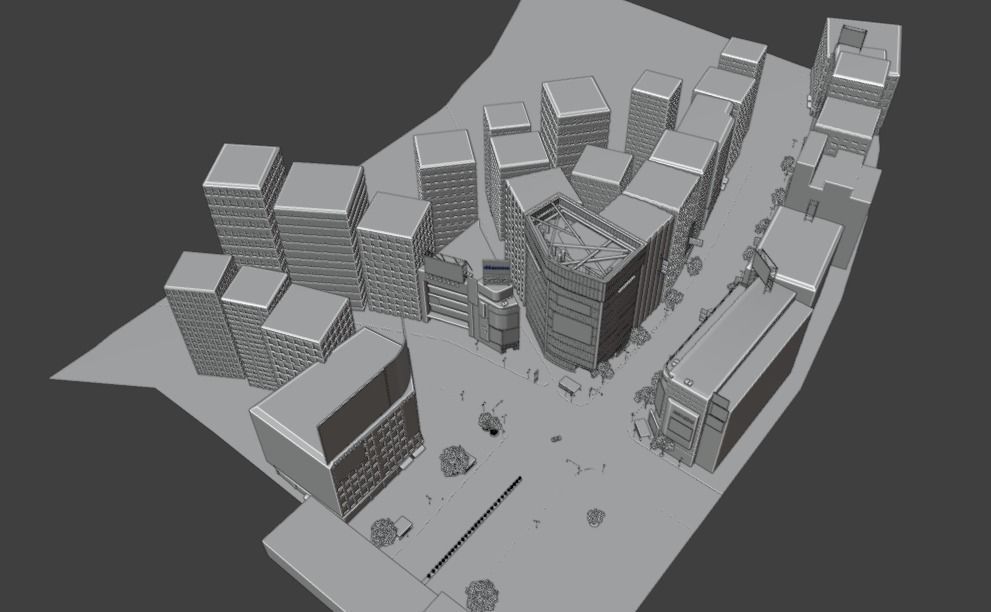 Tokyo Shibuya crossing  3D model_18