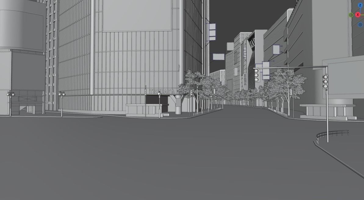 Tokyo Shibuya crossing  3D model_27