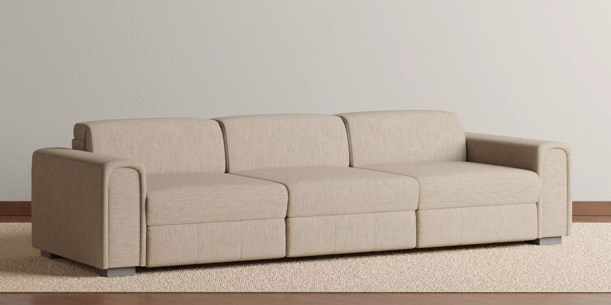 Laurent Recliner Sofa 3D model_0