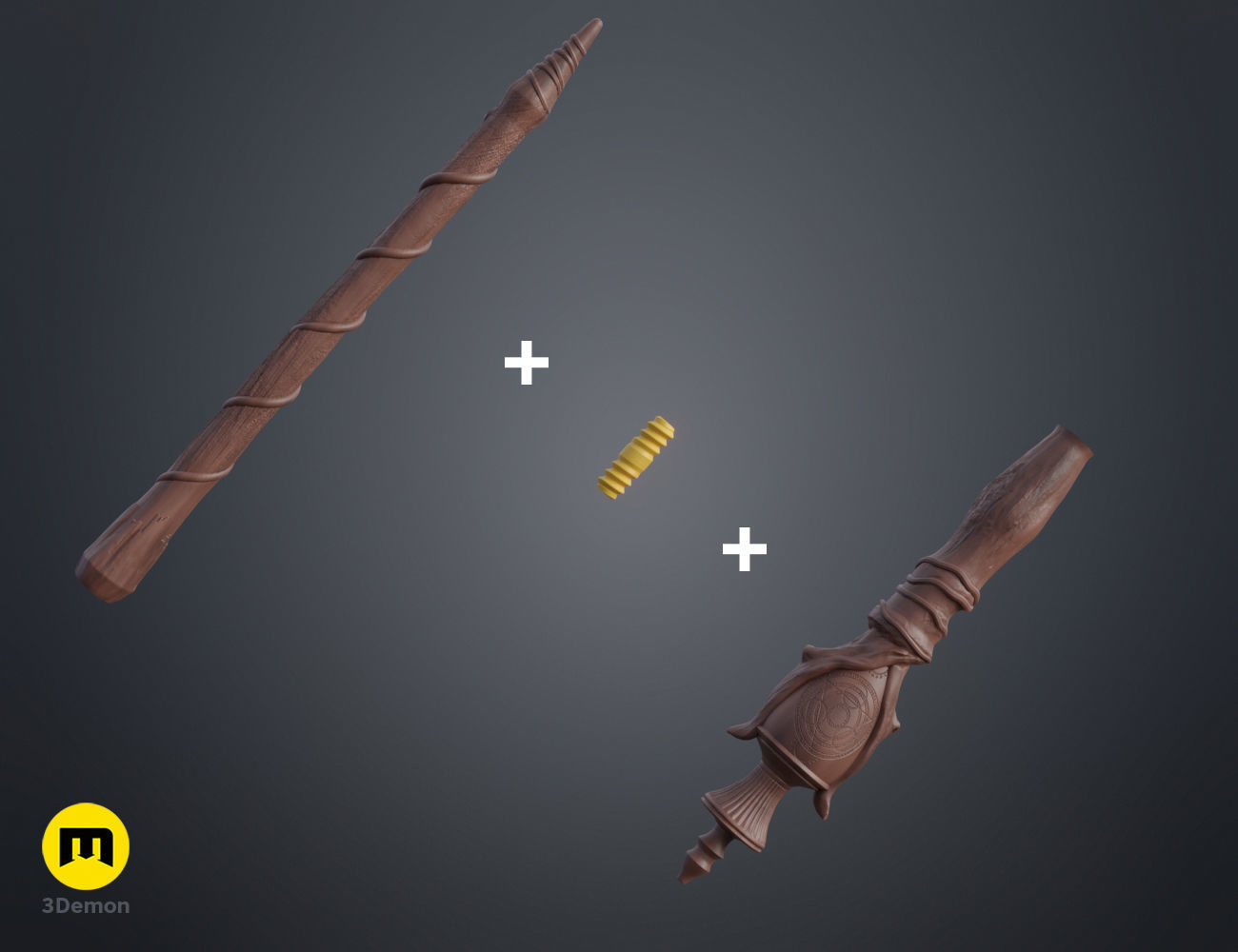 Vasily Dimitrov wand 3D print model_1