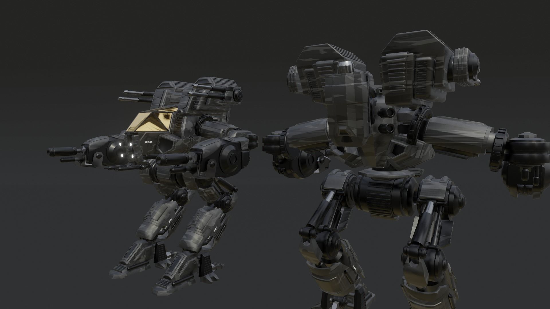 Robot Demolition Machine 3D model_8