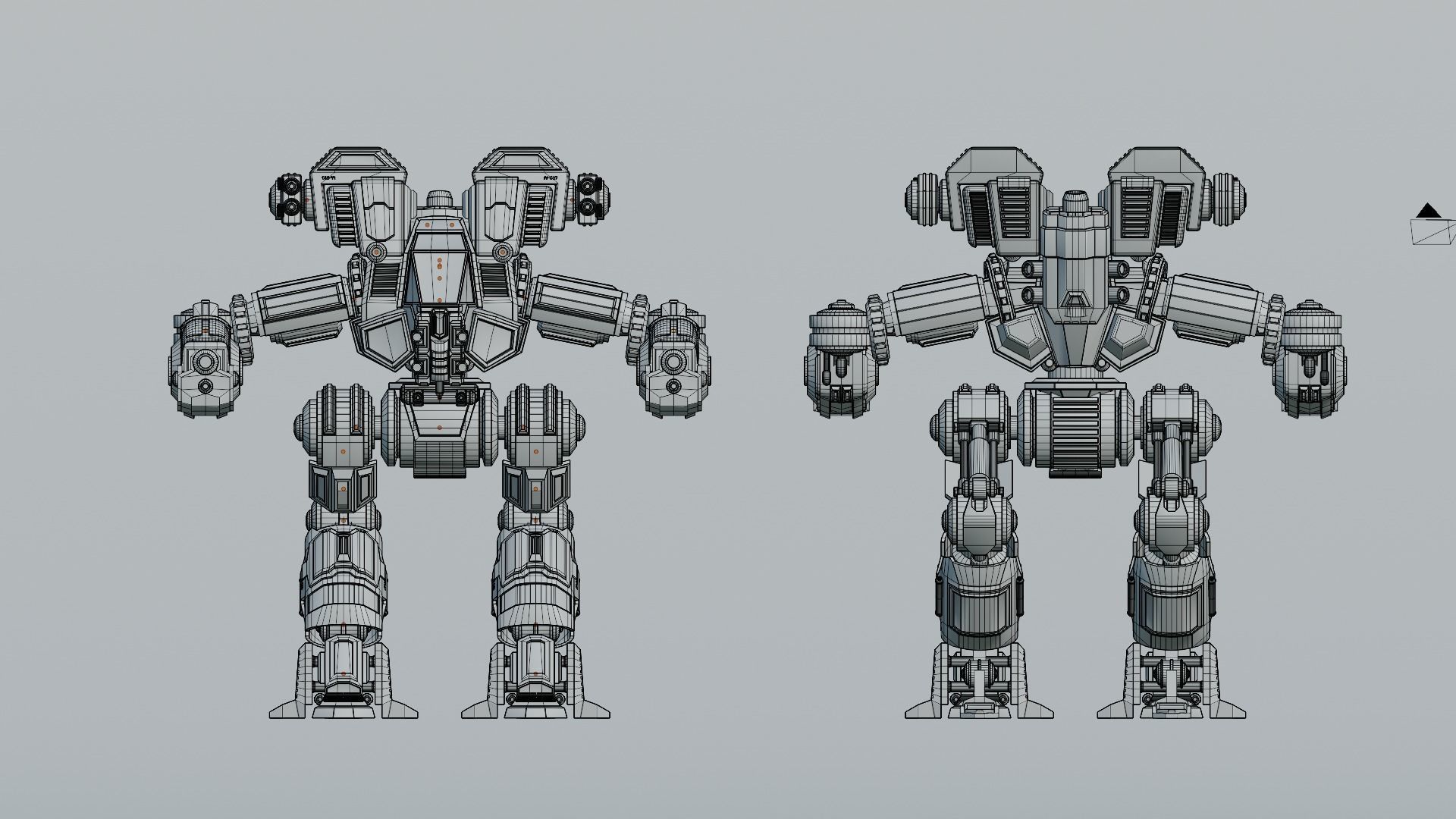 Robot Demolition Machine 3D model_7