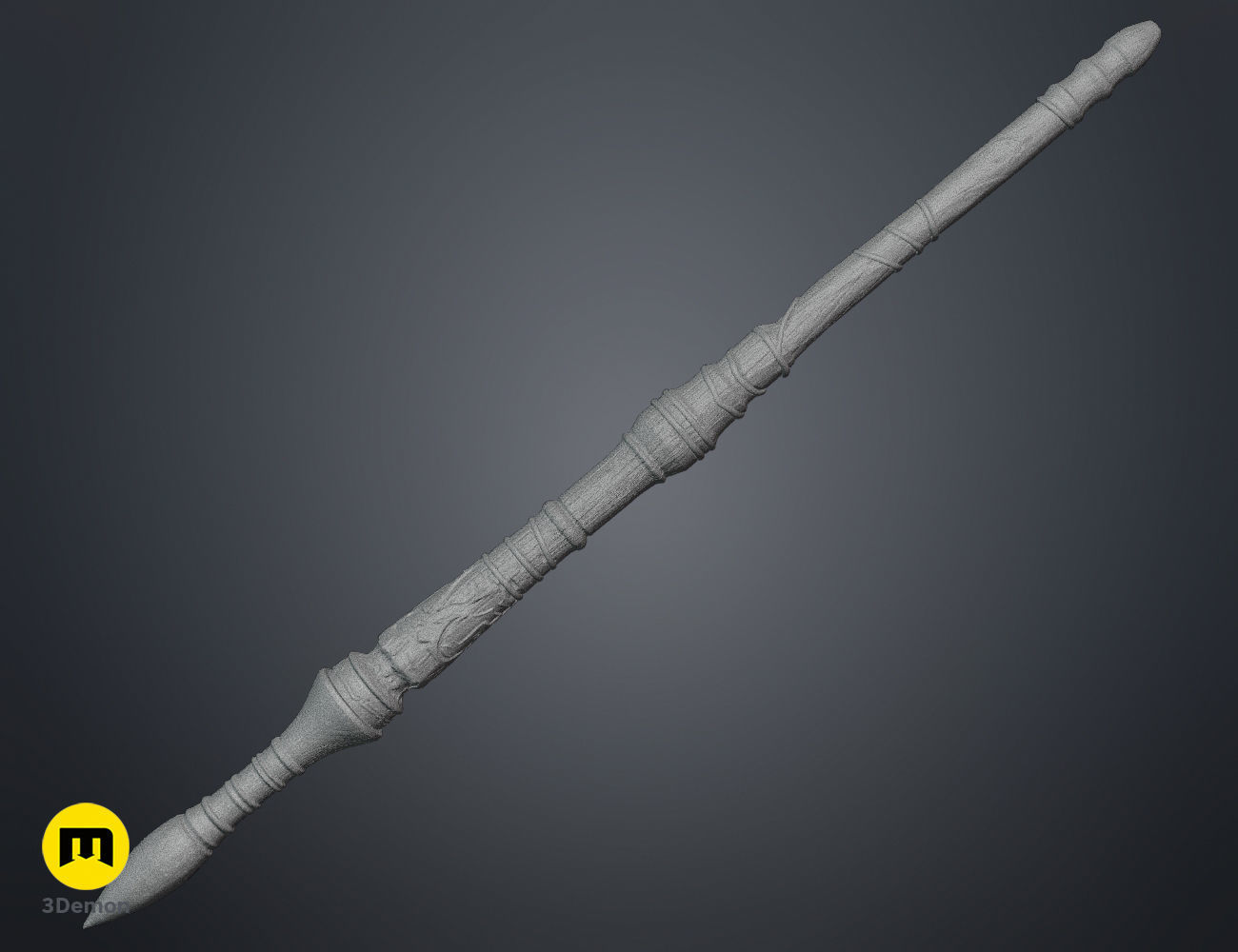 Pyotr Vulchanov wand 3D print model_4