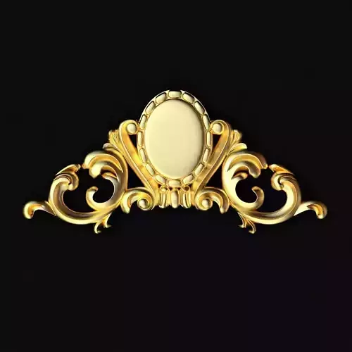 Central decor ornament for furniture