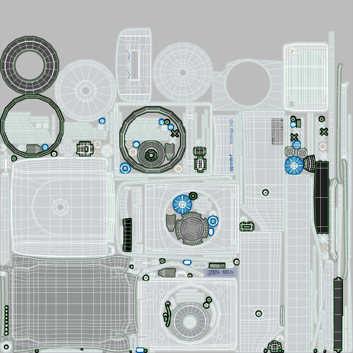 Eppendorf Centrifuge 5425 Low-poly 3D model_34