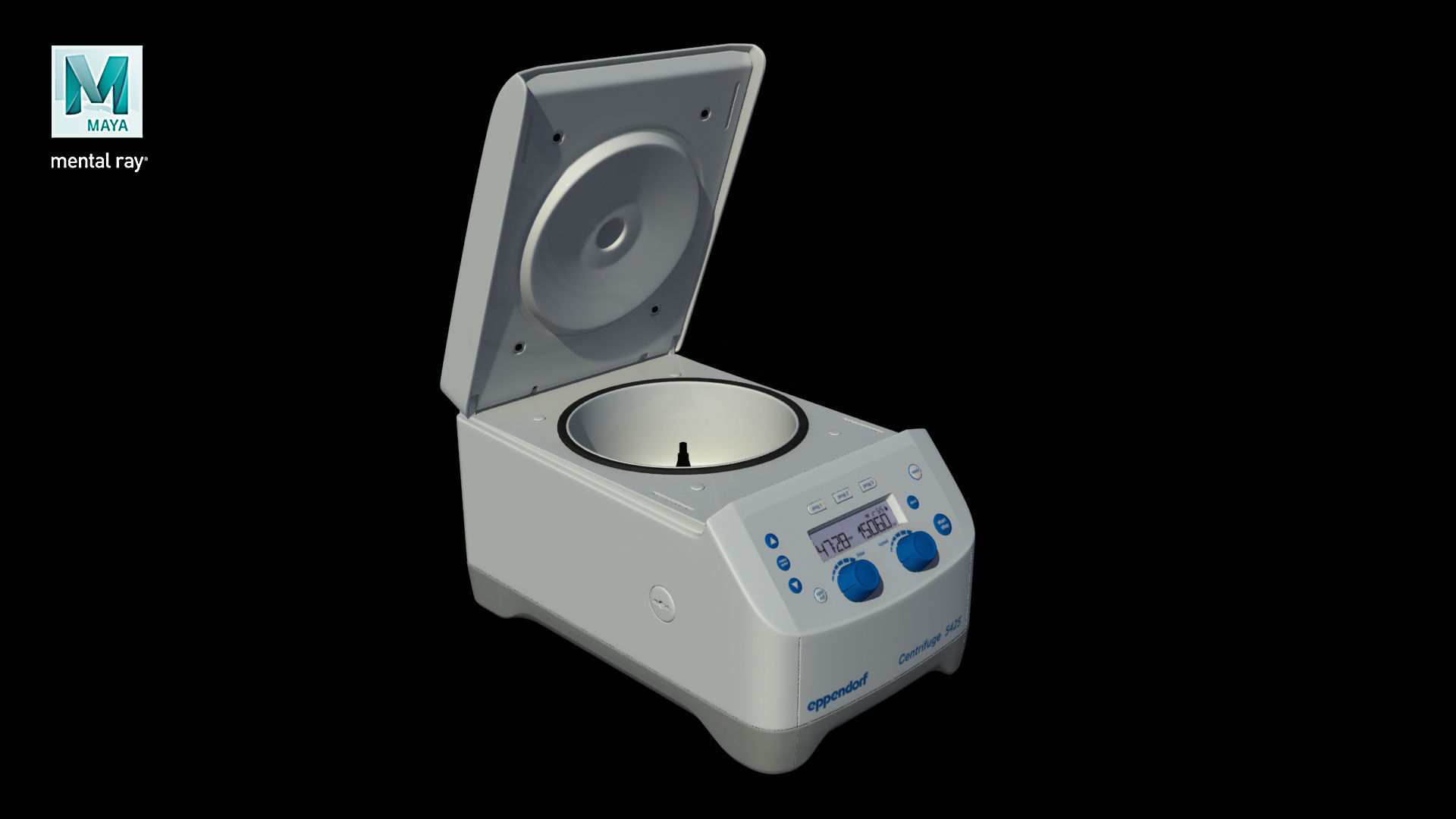 Eppendorf Centrifuge 5425 Low-poly 3D model_28