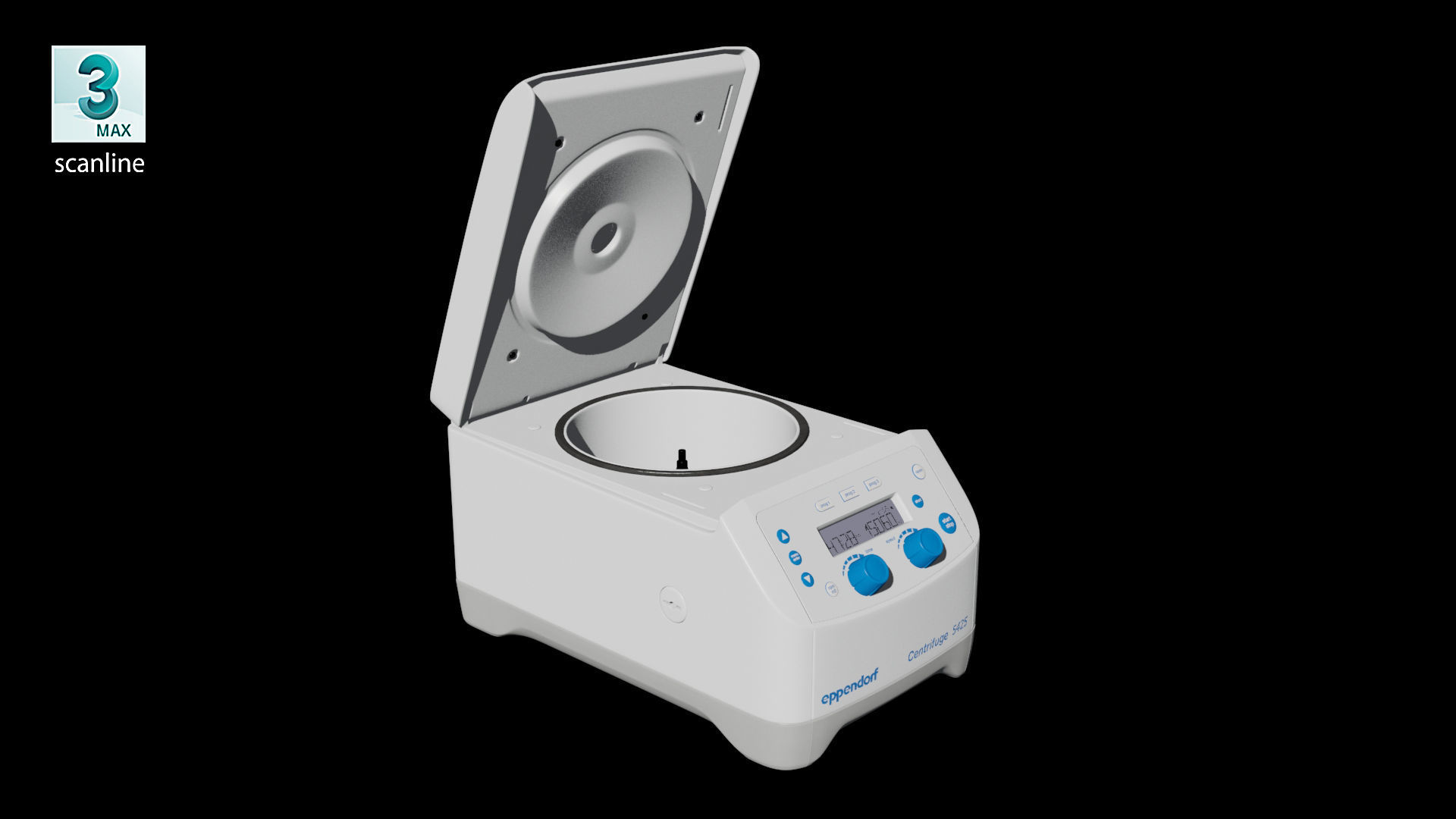 Eppendorf Centrifuge 5425 Low-poly 3D model_27