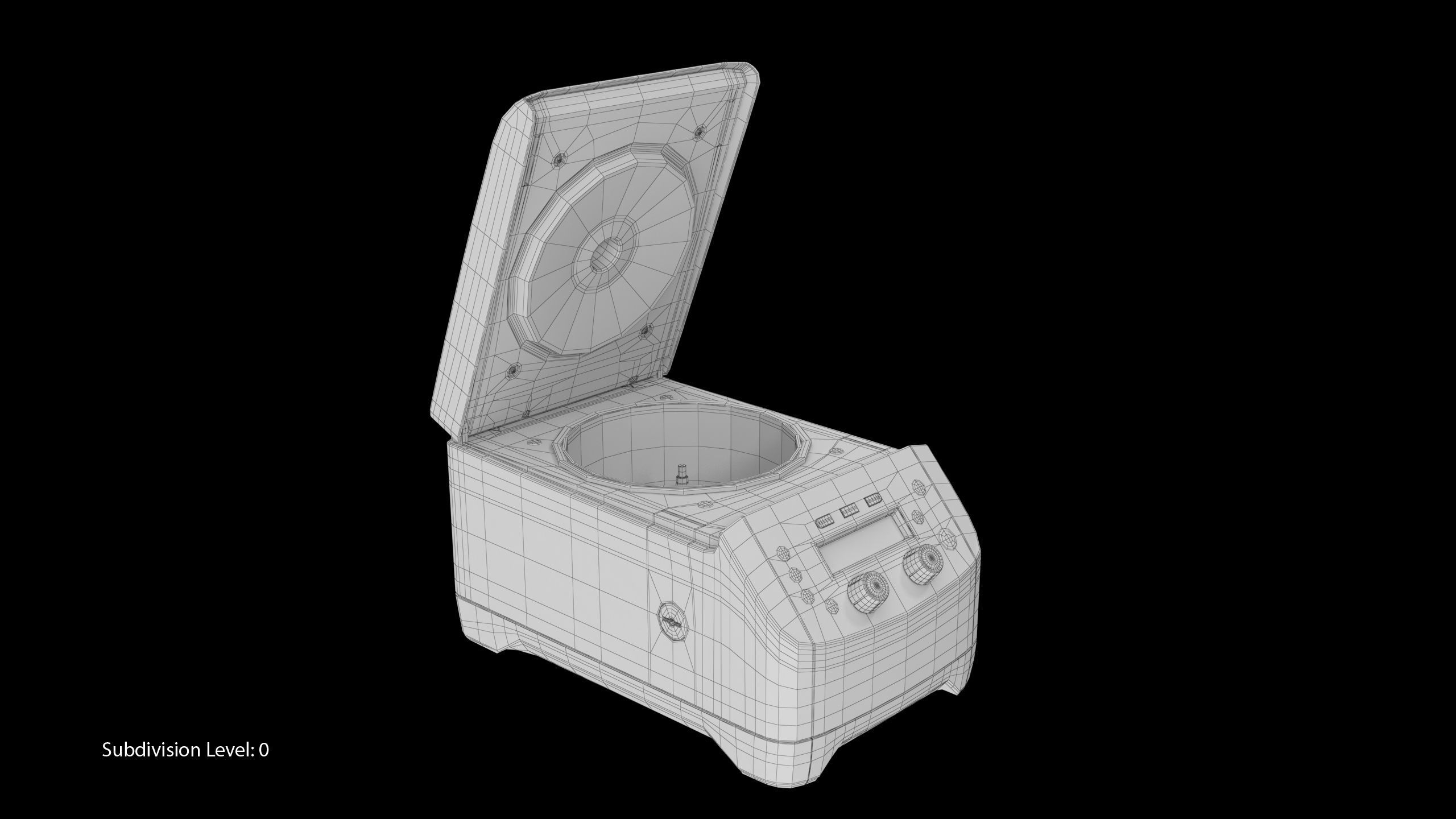 Eppendorf Centrifuge 5425 Low-poly 3D model_15