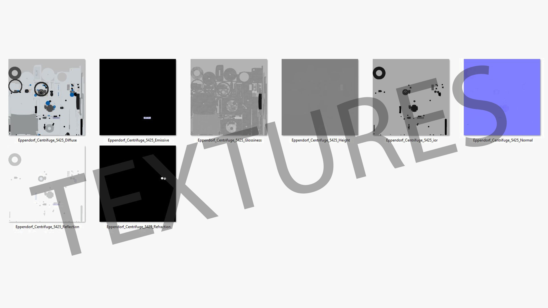 Eppendorf Centrifuge 5425 Low-poly 3D model_33