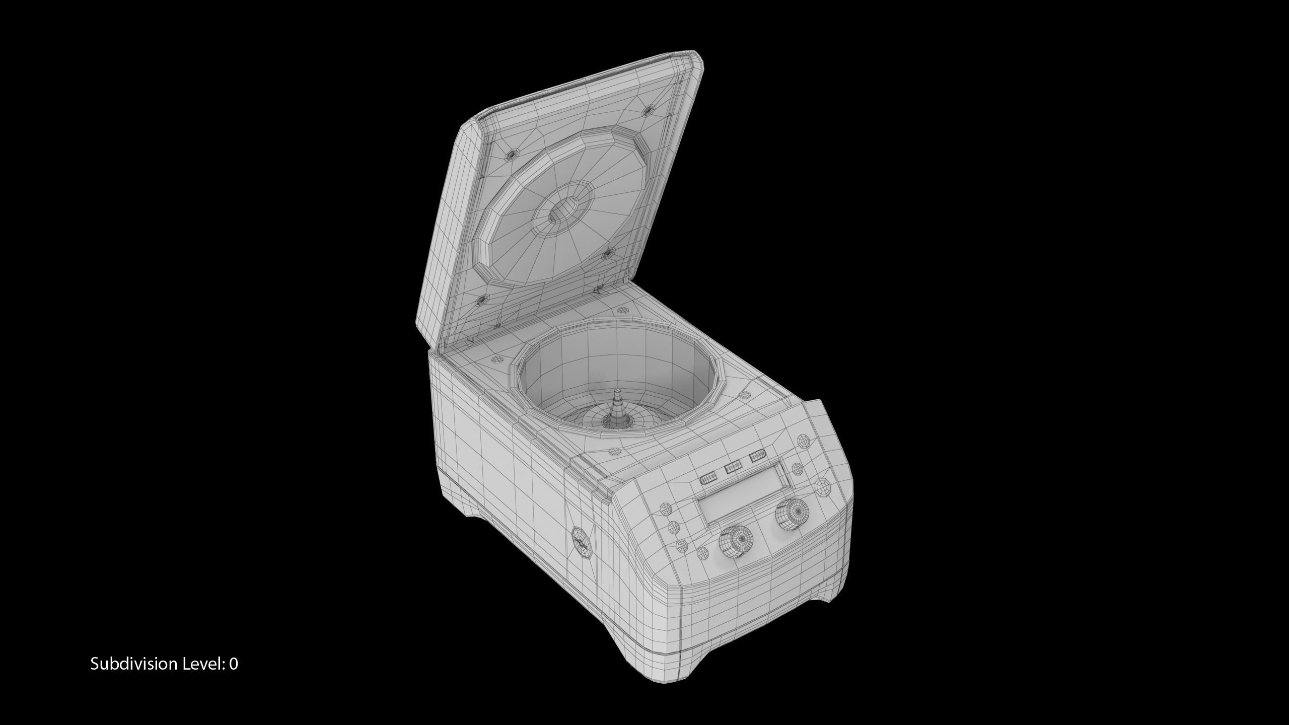 Eppendorf Centrifuge 5425 Low-poly 3D model_21