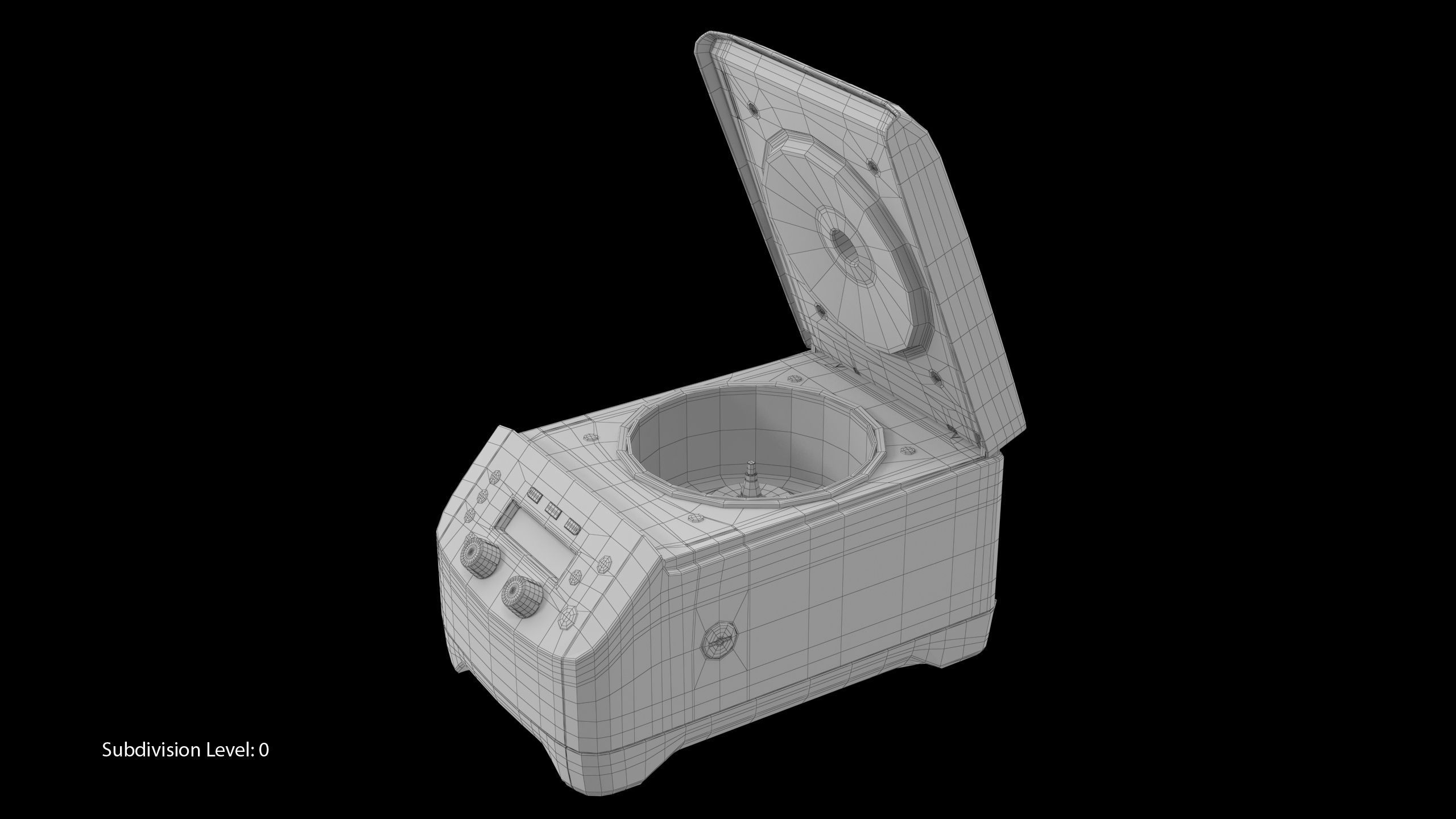 Eppendorf Centrifuge 5425 Low-poly 3D model_17