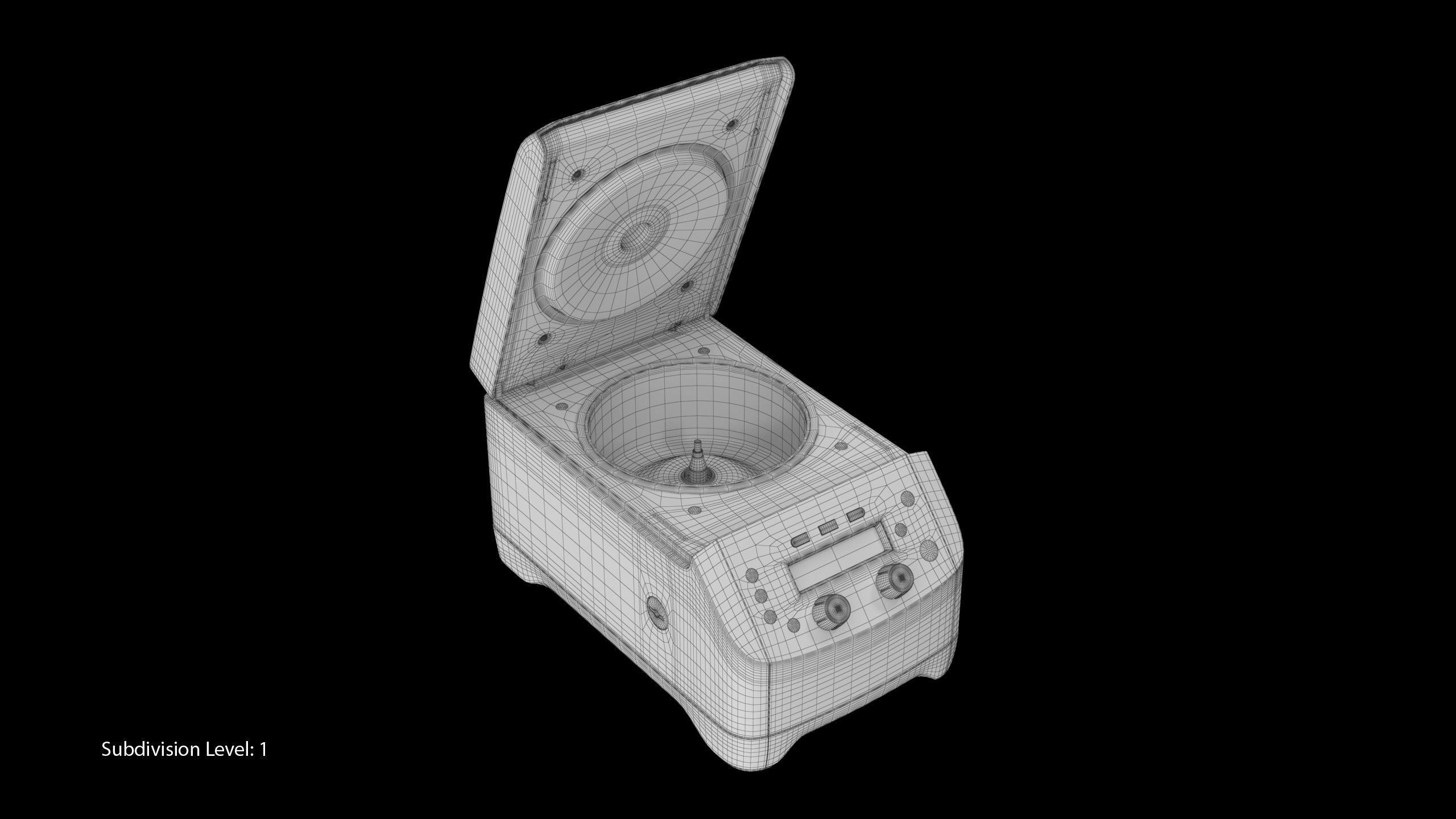 Eppendorf Centrifuge 5425 Low-poly 3D model_22