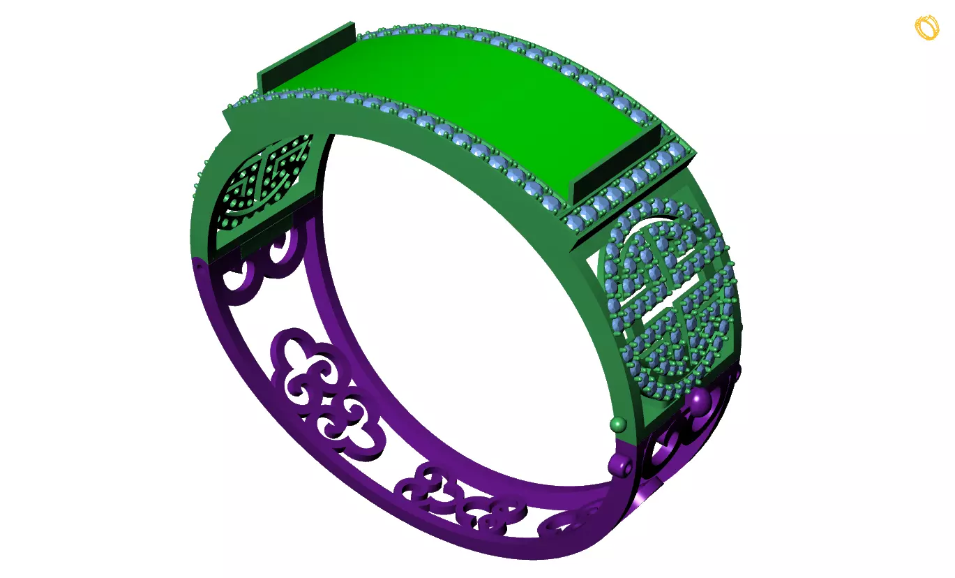 Bangle 3D print model_0