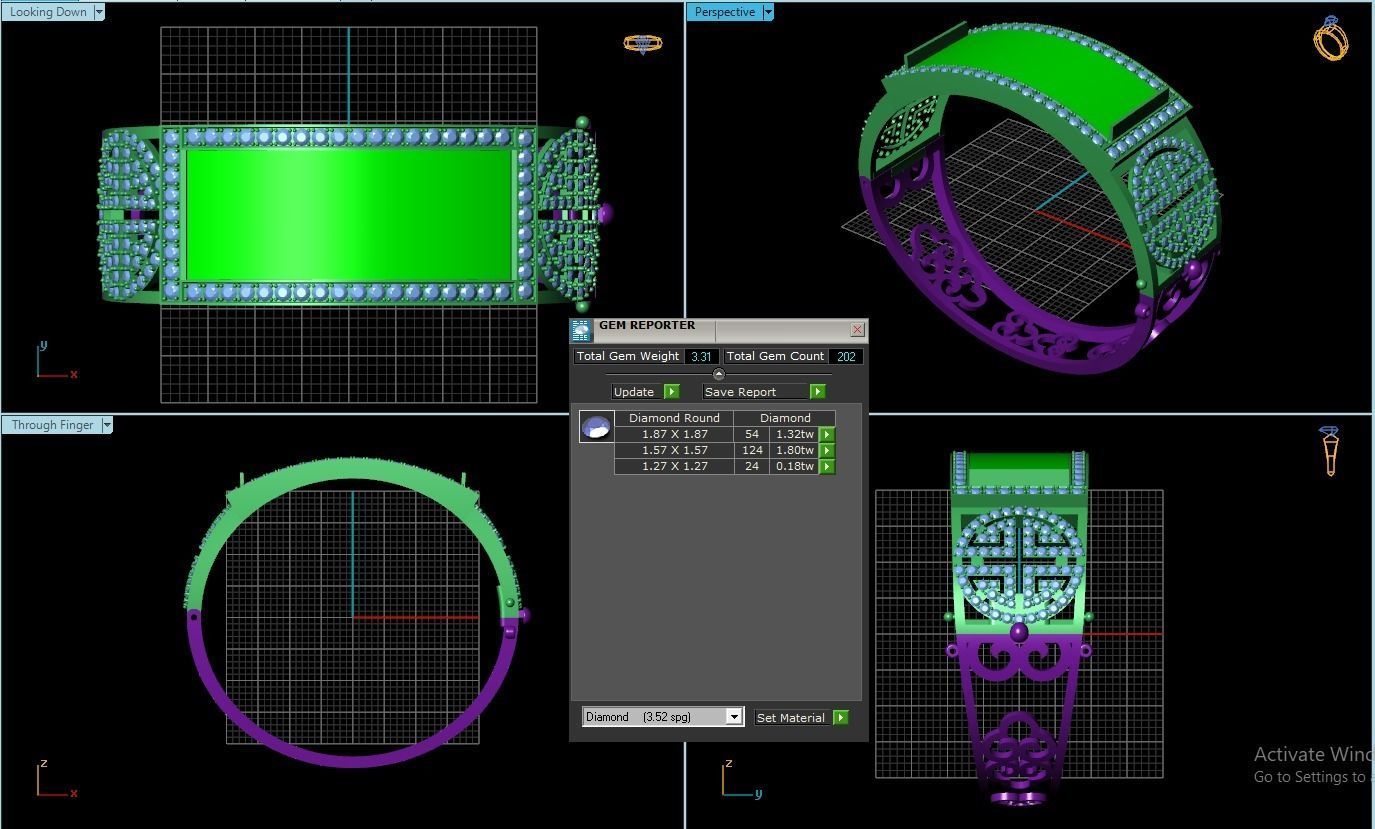 Bangle 3D print model_1