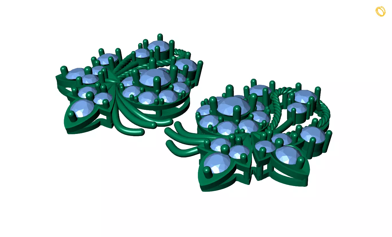 Earring 3D print model_0