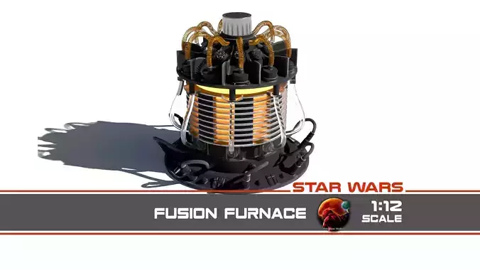 Fusion Furnace 1-12 Scale Blackseries 3D print model