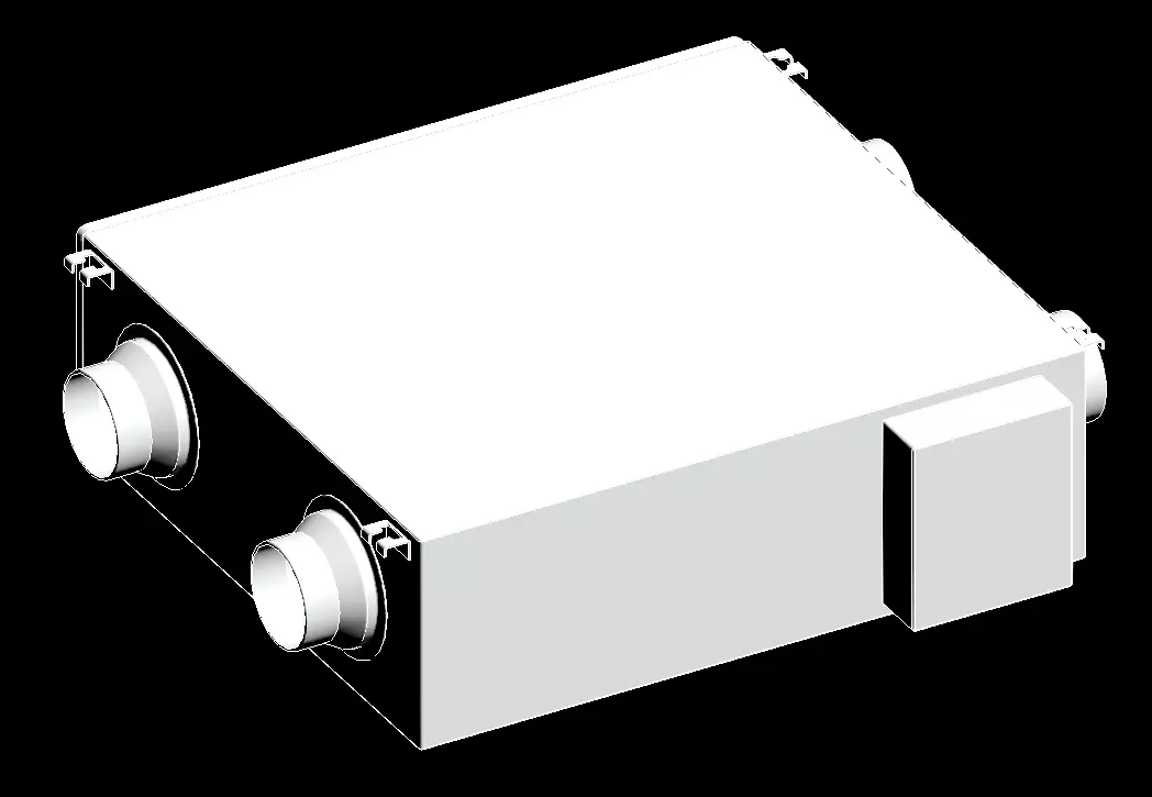 500 air volume fresh fan 3D model