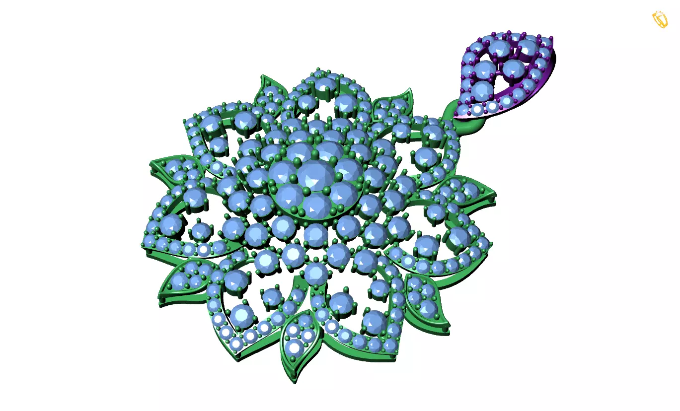 Pendant 3D print model_0