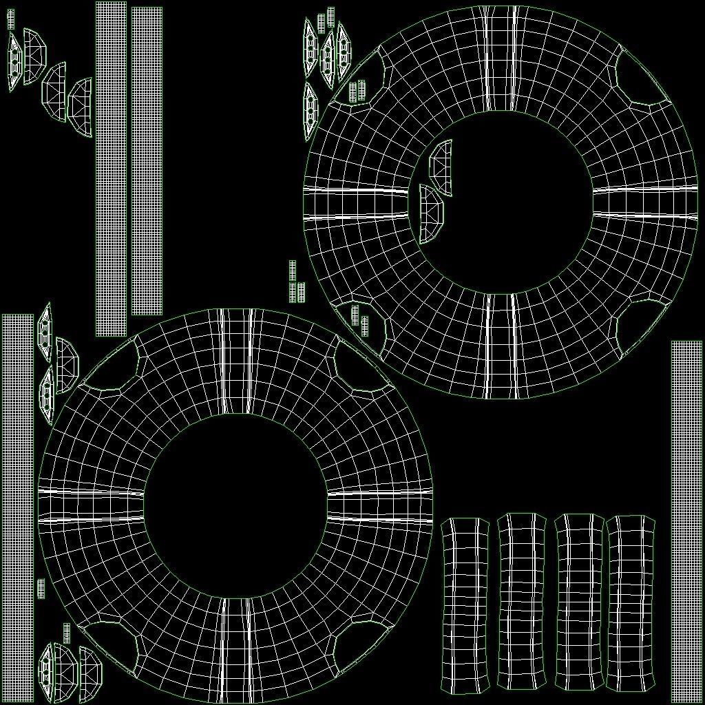 Wooden Boat Low-poly 3D model_18