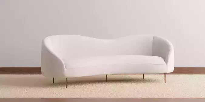 Snoflake Curved Sofa