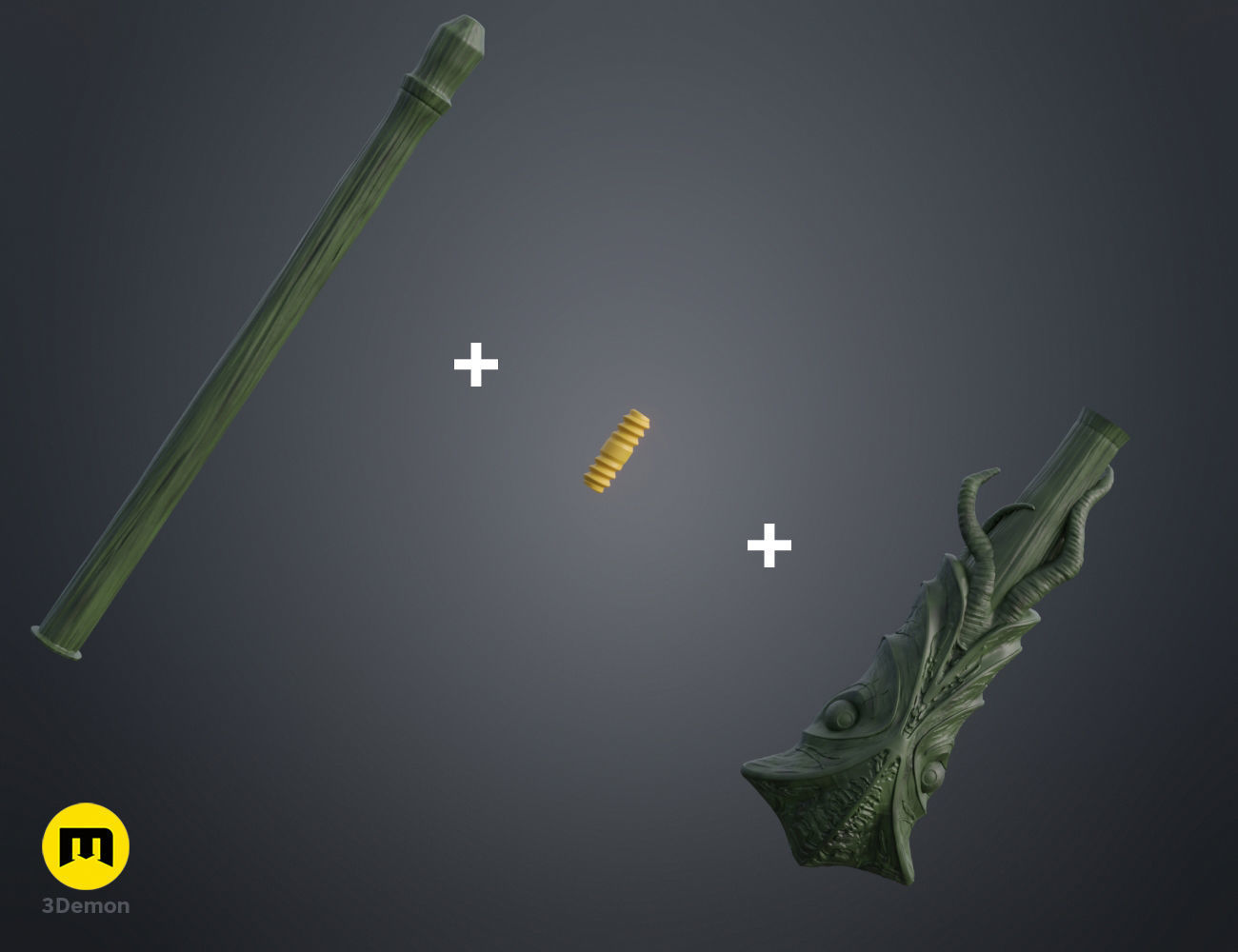 Ivan Volkov wand 3D print model_4