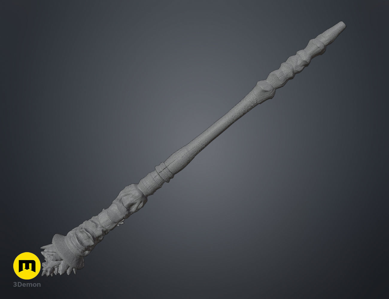 Clara Ivanova wand 3D print model_4