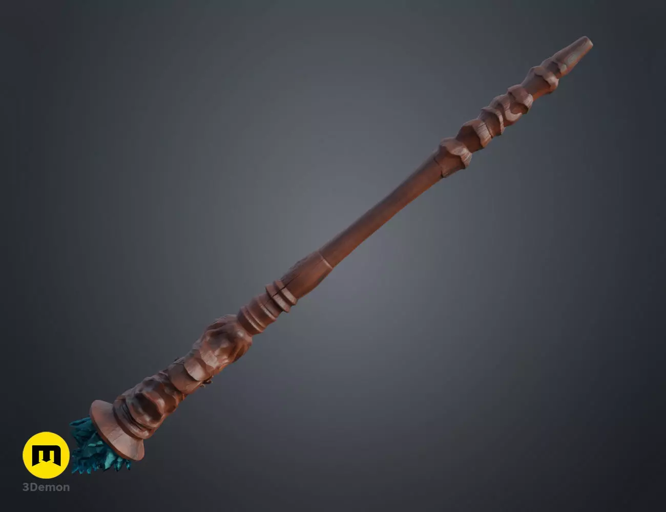 Clara Ivanova wand 3D print model_0