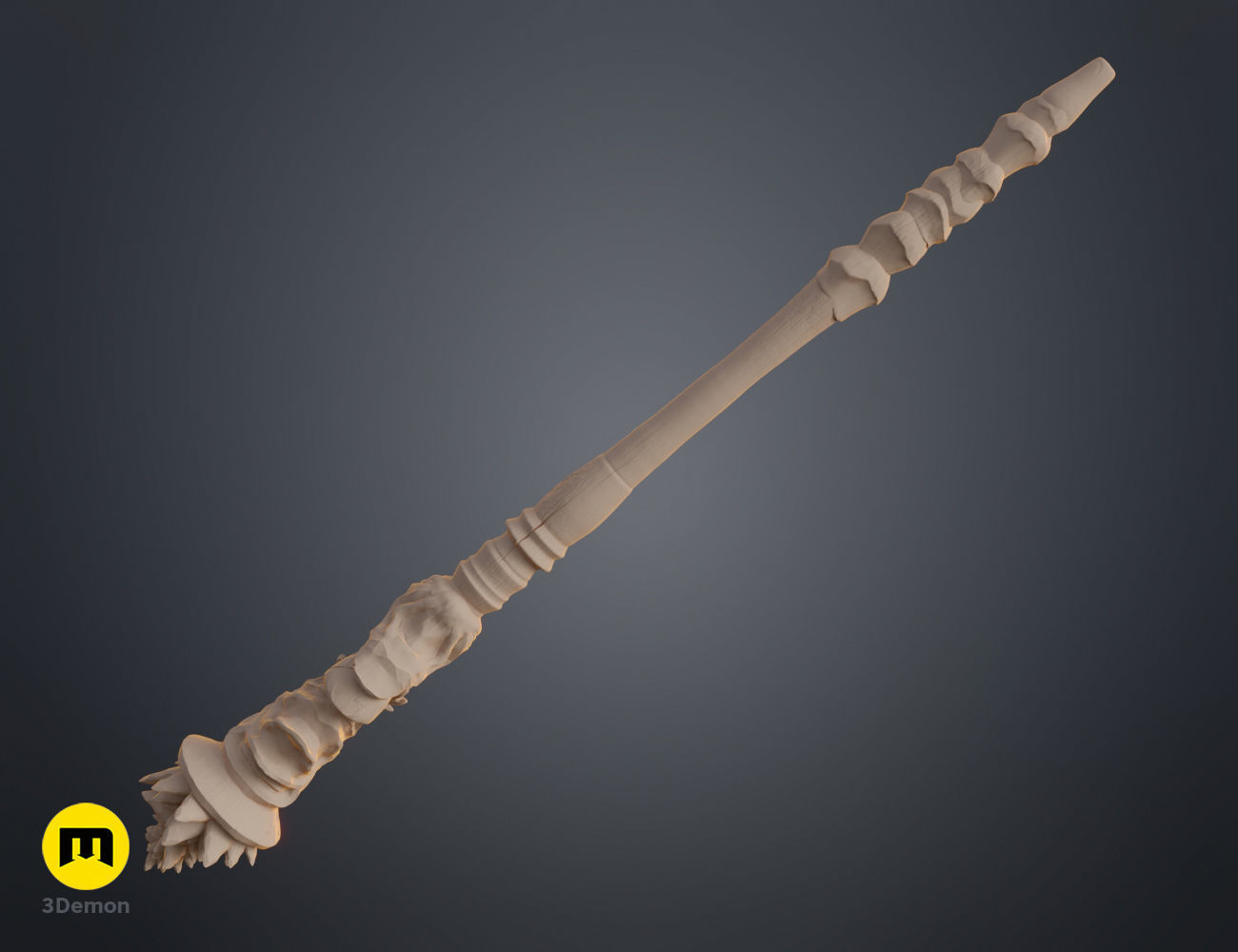 Clara Ivanova wand 3D print model_3