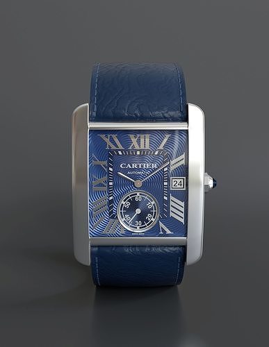 Brand wristwatch C2 3D model
